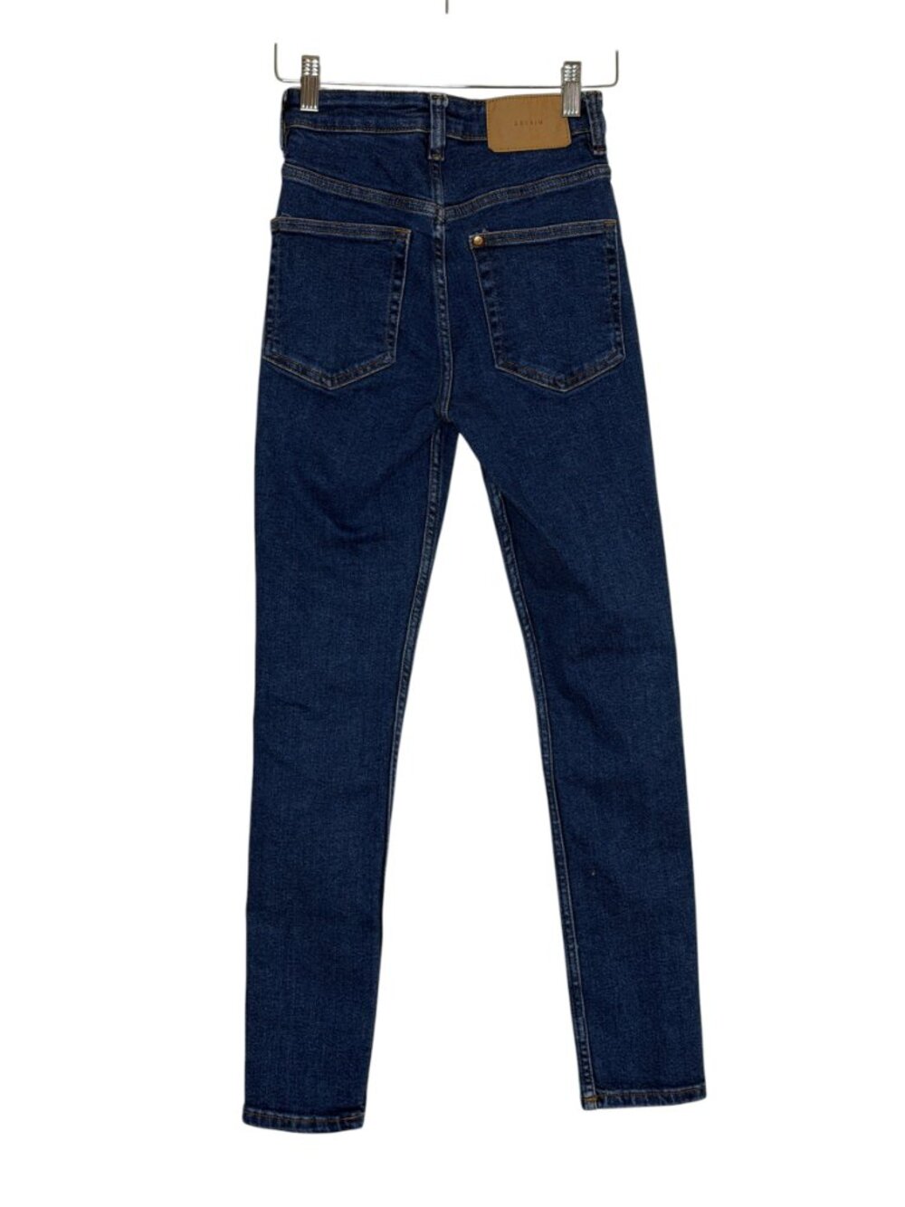 H&M Vintage Skinny High Waist Jeans Denim Pants Women Blue 2 - Picture 3 of 8